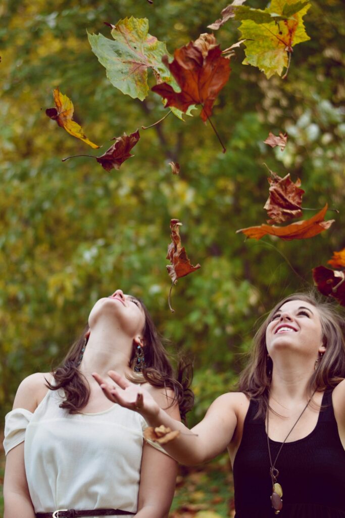 Two women laughing as they welcome the beginning of Autumn

The Kristi Jones Podcast - Seizing the Day: Living with Intention & Embrace the Moment