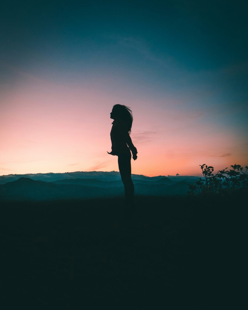 Silhouette of a woman standing in an open field with arms wide open at sunset

The Kristi Jones Podcast: Your Potential & your Purpose